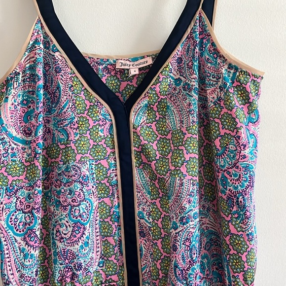 Juicy Couture x Revolve Imperial Starflower Sateen Maxi Dress Size 4 (S/M) - Picture 6 of 15